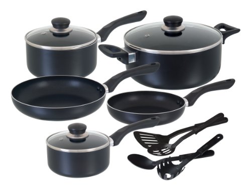 Sunbeam 69930.12 Westville 12-Piece Cookware - Black product image