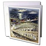 Sandy Mertens New Jersey - Steel Pier of Atlantic City, NJ (Vintage 1911-1918) - Greeting Cards-12 Greeting Cards with envelopes