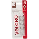 VELCRO Brand - Sticky Back Coins 5/8" 15/Pkg-Clear