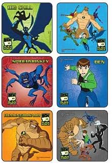 Ben 10 Stickies Pack of 10