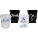 136TH Kentucky Derby Churchill Downs 4 SHOT GLASS Set by 