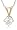 14k Yellow Gold Round Diamond Solitaire Pendant (3/4 ct, I-J Color, I1-I2 Clarity)