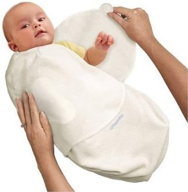 Kiddopotamus SwaddleMe Microfleece, Small, Ivory