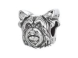 Zable(tm) Sterling Silver Dog Breed-yorkie Bead / Charm