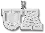 Arizona Wildcats Solid Sterling Silver ''UA'' 5/8'' Pendant