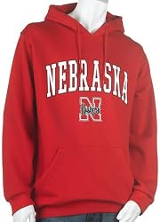Soffe University of Nebraska Hoodie with Arch and Mascot