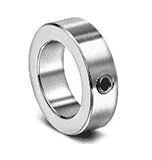 Climax Metal LC-050 Steel Set Screw Collar, Lightweight Zinc Plating, 1/2 Bore Size, 7/8 OD, With 1/4-20 x 3/16 Set Screw