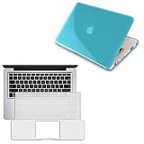 Clear Light Blue Snap On Case Compatible With 13-Inch Macbook® Pro, W/ Free Clear Keyboard Full Skin