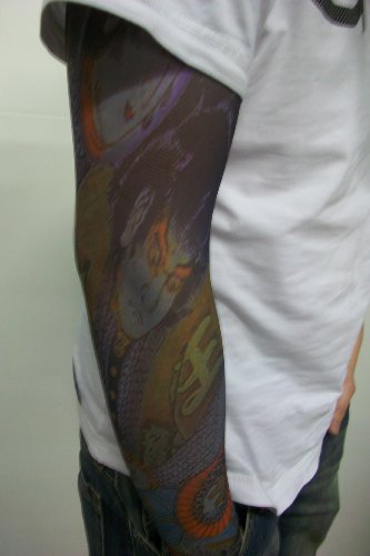 Fake Tattoo Sleeve - Japanese Anime/Manga (T12)