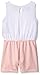 Amy Byer Girls' Big Stripe Bow Front Romper