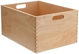 Zeller 13309 Allzweckkiste. Buche lackiert 40 x 30 x 21 cm