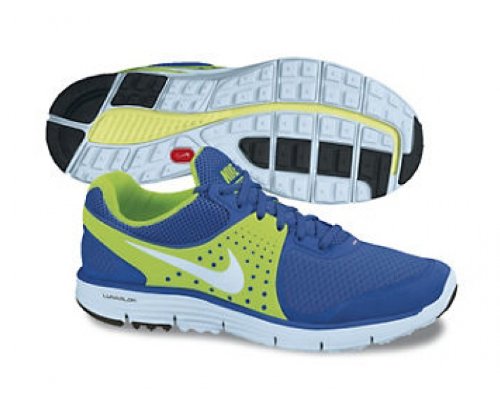 NIKE Lunarswift+ 4 Men's Running Shoes, Blue/Green, US10 NIKE Lunarswift+ 4 Men's Running Shoes, Blue/Green, US10