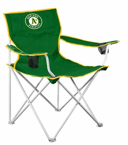 Oakland Athletics Deluxe Adult Folding Logo Chair