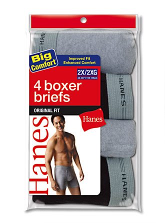 Hanes Boxer Briefs P4 Value Pack - 2349C4
