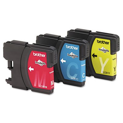 Brother LC613PKS Color Ink Cartridge - 3 piece color Pack (Cyan/Magenta/Yellow)