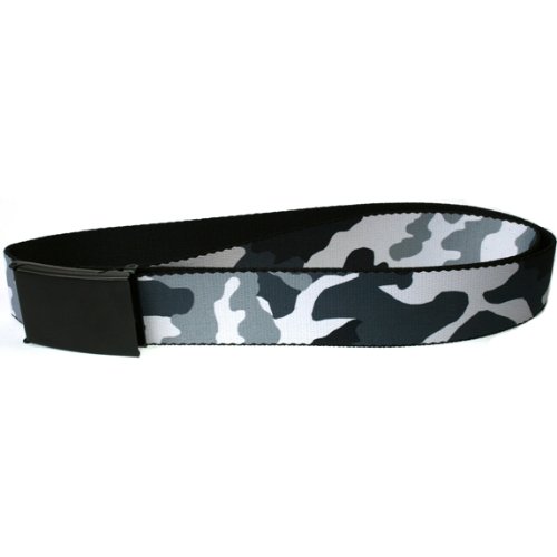 Camo - White Web Belt