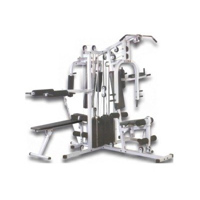 Multisports Fitness Multi Gym 4 Station Dual Stack Gym with Squat Board