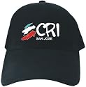 CAPS BLACK EMBROIDERY " BRUSH ISO CODE SAN JOSE " COSTA RICA