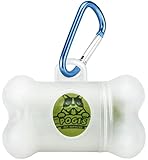 Pogi's Poop Bag Dispenser - Includes 1 Roll (15 Bags) - Large, Earth-Friendly, Scented, Leak-Proof Pet Waste Bags
