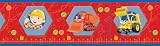 Kitchen & Housewares : Bob the Builder Self-Adhesive Red Wall Border 17.2cm