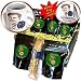 Londons Times Funny Panel Hollywood Cartoons - Brad Pitt And His Brother Prune - Coffee Gift Baskets - Coffee Gift Basket