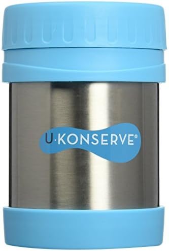 Kids Konserve 12-Ounce Stainless Steel Insulated Food Jar, Turquoise by Kids Konserve