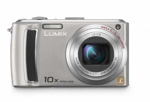 Panasonic - Lumix DMC-TZ5 appareil photo numérique Compact - 9 mégapixels - superzoom 28-280 mm - vidéo HD - stabilisé - silver