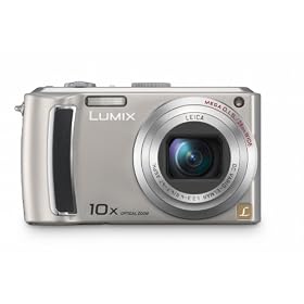 Panasonic DMC-TZ5 Digital Camera - Silver (9.1MP, 10x Optical Zoom) 3.0" LCD