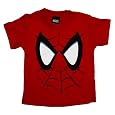 Spider Man Webbed Face Marvel Comics Baby Toddler T-Shirt Tee Toddler Tee Size: 3T