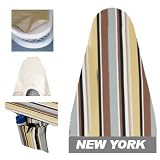 Ironing Board Cover & Pad One-Piece Ultra (54x14) New York Stripe - Household Essentials #7001-9