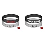 Twilight Rubber Bracelet Set "Team Edward and Team Jacob"