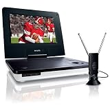 PHILIPS 7 PET 729 MULTI REGION CODE FREE PORTABLE DVD PLAYER WITH DIGITAL TV TUNER. PLAYS DVDS FROM ANY REGION 0-6. 110V/240V VOLTAGE.