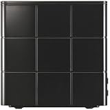 アピックス スチーム式アロマ加湿器 CUBE ブラック AHD-030-BK