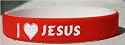 I Love Jesus Custom Wristband