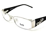  - New Dolce & Gabbana D&G 5037 217 Silver Black Optical Frame Eyeglasses 52-16-135