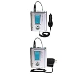 Essential Kit for the iRiver iFP-590T / iFP 590T includes a Car and Wall Charger - Gomadic Brand w/ TipExchange Technology