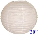 White Chinese/Japanese Paper Lantern/Lamp 20