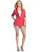 Maison Scotch Women's Soft Touch Linen Blend Blazer With Belt