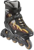  : Californian Products Inlineskates Softboot Firehawk ¿Mongoose¿, schwarz / braun / beige, Gr&ouml;&szlig;e: 40/41