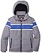 YMI Boys 8-20 Boy's Hooded Bubble Jacket with Horizontal Racing Stripe
