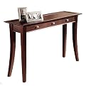 Dolce Dark Walnut 3-Drawer Console Table