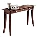 Dolce Dark Walnut 3-Drawer Console Table