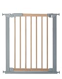 BabyDan Avantgarde Silver & Beech Baby Gate - With Two Extensions