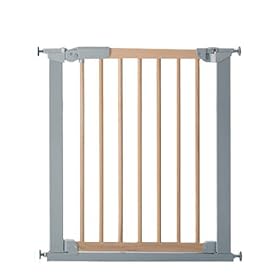 BabyDan Avantgarde Silver & Beech Baby Gate