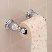 American Standard 8040.230.246 Prairie Field Single Toilet Paper Holder, Satin Nickel with Brass Accents