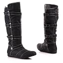 Damen Schuhe, STIEFEL, GLADIATOR BOOTS WARM GEFÜTTERT, 831-80, Synthetik in hochwertiger Leder Optik