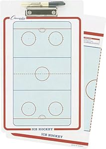 Champion Sports Dry-Erase Ice Hockey Clipboard