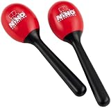 NINO Plastic Egg Maracas Red