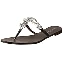 Michael Antonio Women's Darin Flat Jeweled Sandal