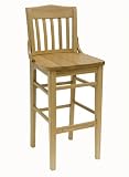 41vryMTCOFL. SL160  Backless Beech Wood Dining   Kitchen Bar Stool, Assembled   Walnut